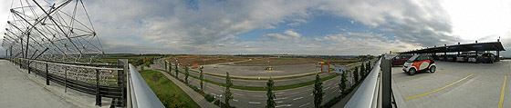 Ausblick auf die Landesmesse Baustelle Ausblick auf die Landesmesse Baustelle