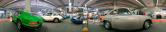 Porsche rund und bunt