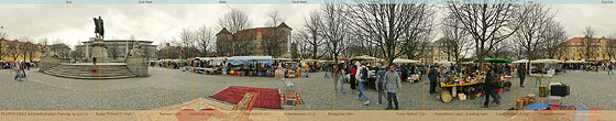 Flohmarkt auf dem Karlsplatz Flohmarkt auf dem Karlsplatz