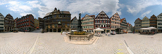 Tübingens historischer Marktplatz Tübingens historischer Marktplatz