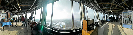 Ausblick aus dem ehemaligen Restaurant
