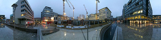 Kleiner Schloßplatz bei Regen