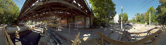 Unter der Nordbahnhofbrücke