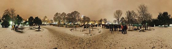 Spuren im Schnee