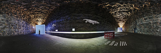 Die erste Salzkammer im Rundgang Die erste Salzkammer im Rundgang