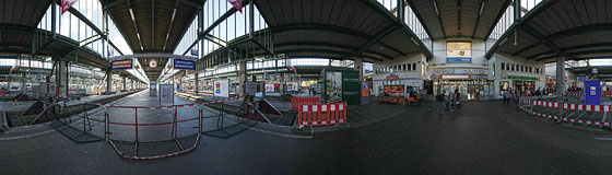 Gesperrte Bahnsteige 9 und 10 Gesperrte Bahnsteige 9 und 10