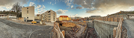 Baugrube an der Jägerstraße Baugrube an der Jägerstraße